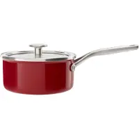 KitchenAid Cookware Collection -kattila, kannellinen, 18 cm, punainen