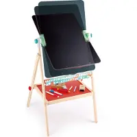 Hape käännettävä 2 puoleinen piirustusteline tarvikkeilla