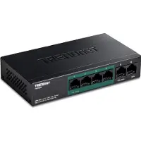 Trendnet TPE-S50, Hallitsematon, L2, Fast Ethernet (10/100), Täysin kaksipuolinen, Power over Ethernet -tuki
