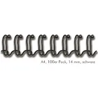 Fellowes 53277, Musta, 130 arkkia, Metalli, A4, 14 mm, 14 mm