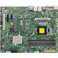 Supermicro X12SAE, Intel, LGA 1200 (Socket H5), Intel Celeron E, Intel Core i3, Intel Core i5, Intel Core i7, Intel Core i9,..., DDR4-SDRAM, 1 (MBD-X12SAE-O)