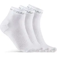 Craft Core Dry Mid Sock 3-pack White Treenisukat 43/45