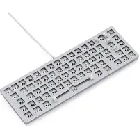 Glorious GMMK 2 Compact Barebone -mekaaninen ergonominen pelinäppäimistö, Hot-swappable, valkoinen