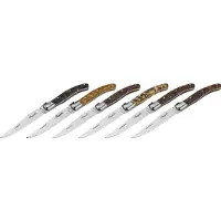 Jean Dubost Knivsæt Laguiole - Brown - ONE SIZE