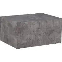 Ebuy24 Design, York Sohvapöytä 60x80 cm Harmaa