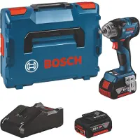 Bosch Iskumutterinväännin GDS 18V-330 HC Professional; 18 V; 2x5,0 Ah akku + L-Boxx 136
