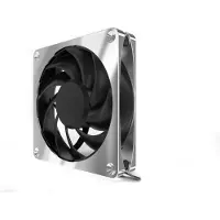 Alphacool Apex Stealth Metal Power Fan - 3000 rpm - Chrome, 120mm PWM-laitetuuletin