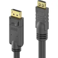PureLink PureInstall | DisplayPort - HDMI | Max 3840x2160 60Hz 4:4:4 | Musta | 7,5m