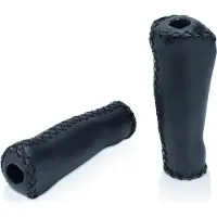 Xlc retro -ohjaustangon kahvat 135mm musta
