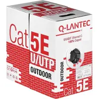 A-LAN Technologie UTP-VERKKOJOHTO A-LAN KIINTEÄ, ULKONA, 100% KUPARIA 305M CAT.5E MUSTA