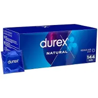 Durex Natural Regular Fit (Anatomic) 144 kpl, anatomisesti muotoiltu kondomi