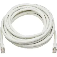 Tripp Lite Cat8 25G/40G-Certified Snagless S/FTP Ethernet Cable (RJ45 M/M) PoE White 25 ft. - patch cable - 7.62 m - white