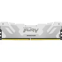 Kingston 16GB (1 x 16GB) FURY Renegade White, DDR5 8000MHz, CL38, 1.45V, valkoinen/hopea