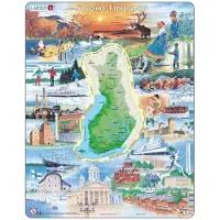 Larsen Maxi Suomi nähtävyydet 36,5 x 28,5 cm palapeli