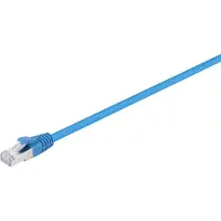 Fuj:tech CAT6A S/FTP network cable 10 m blue - Sininen - 10m