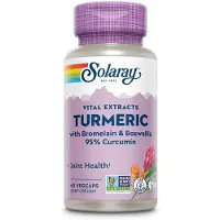 Solaray With Bromelain And Boswellia Osteo-articular Support Kapselit Kurkuma 60 Yksiköt