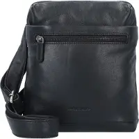 Jack kinsky Brisbane Crossbody-laukku Nahka 22 cm Musta