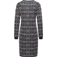 Ragwear Mekko 'Dassa Aztec' tummanharmaa / valkoinen