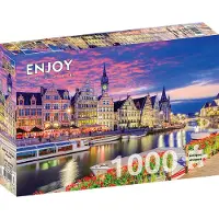 Enjoy Puzzle ENJOY Ghent at Twilight, Belgium 1000p palapeli