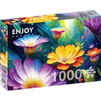 Enjoy Puzzle ENJOY Flowers in the Rain 1000p palapeli