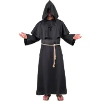 Widmann "DARK MONK" (kaapu, huppu, vyö, ristikaulakoru)