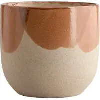 Decotique Nougat Kukkaruukku / Keltainen / Kermanvalkoinen 17,5 Cm - Ruukut Kivitavara Oranssi - 8638 DV12187