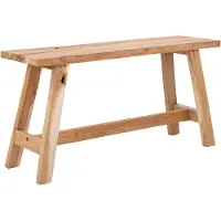 House Nordic Faya - Bench, Teak, Nature, 90X25X45 Cm - ONE SIZE