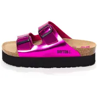 Bayton Pistokkaat 'JAPET' vaaleanruskea / fuksia / musta
