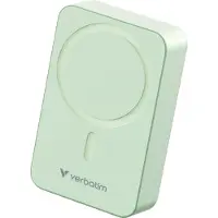 Verbatim Charge 'n' Go Essentials Magnetic Wireless 20000mAh, 35W -varavirtalähde, Vihreä