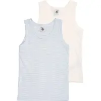 Petit Bateau Aluspaita vaaleansininen / villanvalkoinen