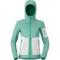 Norrøna Women's Falketind Warm Stretch Hood Malachite Green Välikerrospuserot S