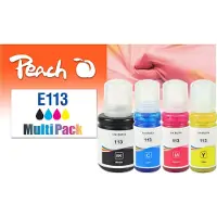 Peach 321322, Perusvärintuotto, Musta, Syaani, Magenta, Keltainen, 127 ml, 70 ml, 4 kpl, Monipakkaus (PI200-890)