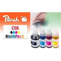 Peach 321697, Perusvärintuotto, Musta, Syaani, Magenta, Keltainen, 170 ml, 70 ml, 4 kpl, Monipakkaus (PI100-471)