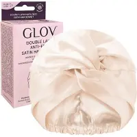GLOV Hair Bonnet Double Layer Anti-Frizz Satin Hair Bonnet - Champagne Pyyhe 1 kpl