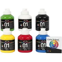 Creativ Light A-Color - Acrylic Paint - Glossy - 6 x 500 ml (32032)