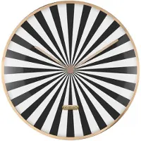 Karlsson seinäkello Candy Swirl Dome black & white KA6007BK