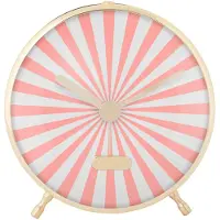 Karlsson herätyskello Candy Swirl flamingo pink & white KA6008PI