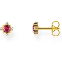 Thomas Sabo True Romance gold-plated vintage red sapphire korvakorut H2311-995-10