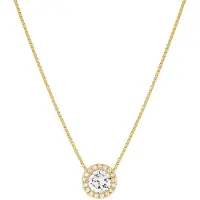 Nomination Seidivina hopeakaulakoru zirkonioilla Yellow Gold 241402/012