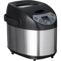 OBH Nordica Inox 6544 -leipäkone, 12 ohjelmaa, 600 W, Musta/Ruostumaton teräs