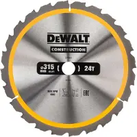 DeWalt Pysyvän pyörösahan terä 315-30 mm 24 hammasta -