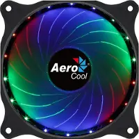 Aerocool Cosmo 12 120 mm -kotelotuuletin (Musta, Kiinteä RGB, Molex)