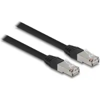 DeLOCK – RJ45 Network Cable Cat.6A S/FTP PE Outdoor 20 m black (80132)