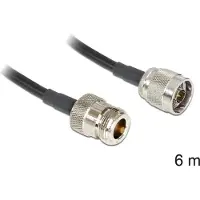 DeLOCK 88683 coaxial cable LMR195 6 m Black (88683)
