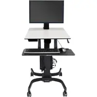 Ergotron – Workfit-c, single hd sit-stand workstation (24-216-085)