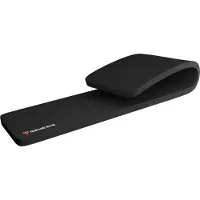 Genesis Wrist Rest Rubid 400 - Musta Rannetuki Näppäimistölle
