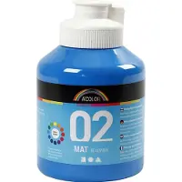 A-Color Akrylmaling a-color 02 - matta, pohjamaali, 500 ml