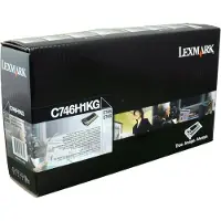 Lexmark C746H3KG High Yield -laservärikasetti, musta