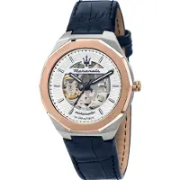 Maserati Miesten kello R8821142001 Stile Valkoinen/Nahka Ø42 mm