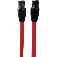 Microconnect S/FTP Cat8.1 suojattu laitekaapeli, 10m, punainen